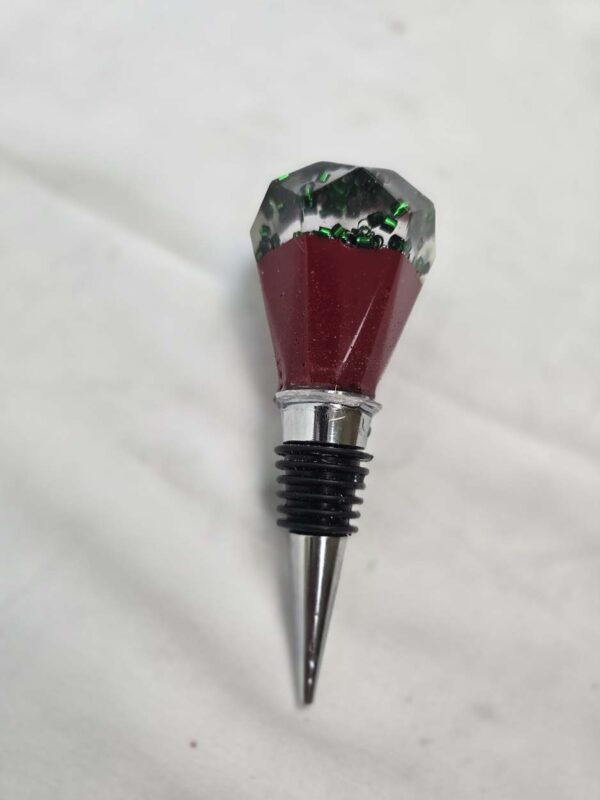 Christmas-Themed Resin Wine Stopper