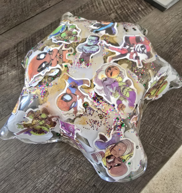 The "Super Bowl:" Superhero Themed Decorative Bowl - Image 4